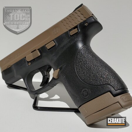 Powder Coating: 9mm,Smith & Wesson,M&P Shield,S.H.O.T,Pistol,MAGPUL® FLAT DARK EARTH H-267