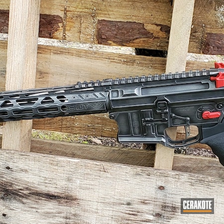 Powder Coating: S.H.O.T,Armor Black H-190,Ascend Armory,RUBY RED H-306,AR-15,AR Build,Tactical Grey H-227