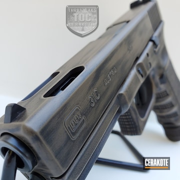 Glock 31c Cerakoted Using Armor Black And Magpul® Flat Dark Earth