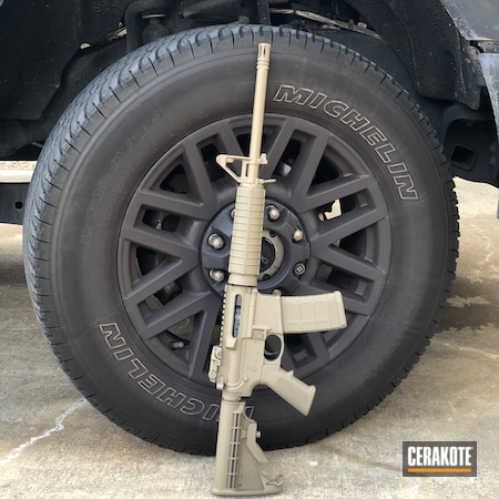 Powder Coating: Firearm,AR-15,Colt,Coyote Tan H-235