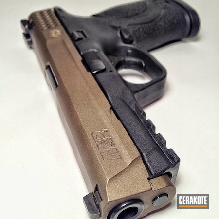 Powder Coating: Smith & Wesson,Handguns,Burnt Bronze H-148