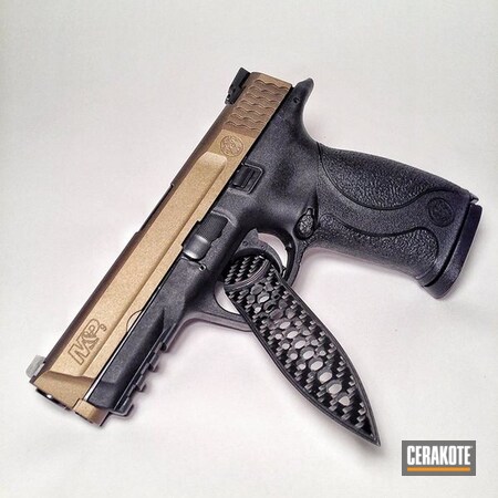 Powder Coating: Smith & Wesson,Handguns,Burnt Bronze H-148