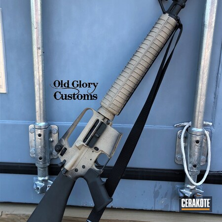 Powder Coating: Old School,Graphite Black H-146,S.H.O.T,Faded,AR-15,BENELLI® SAND H-143