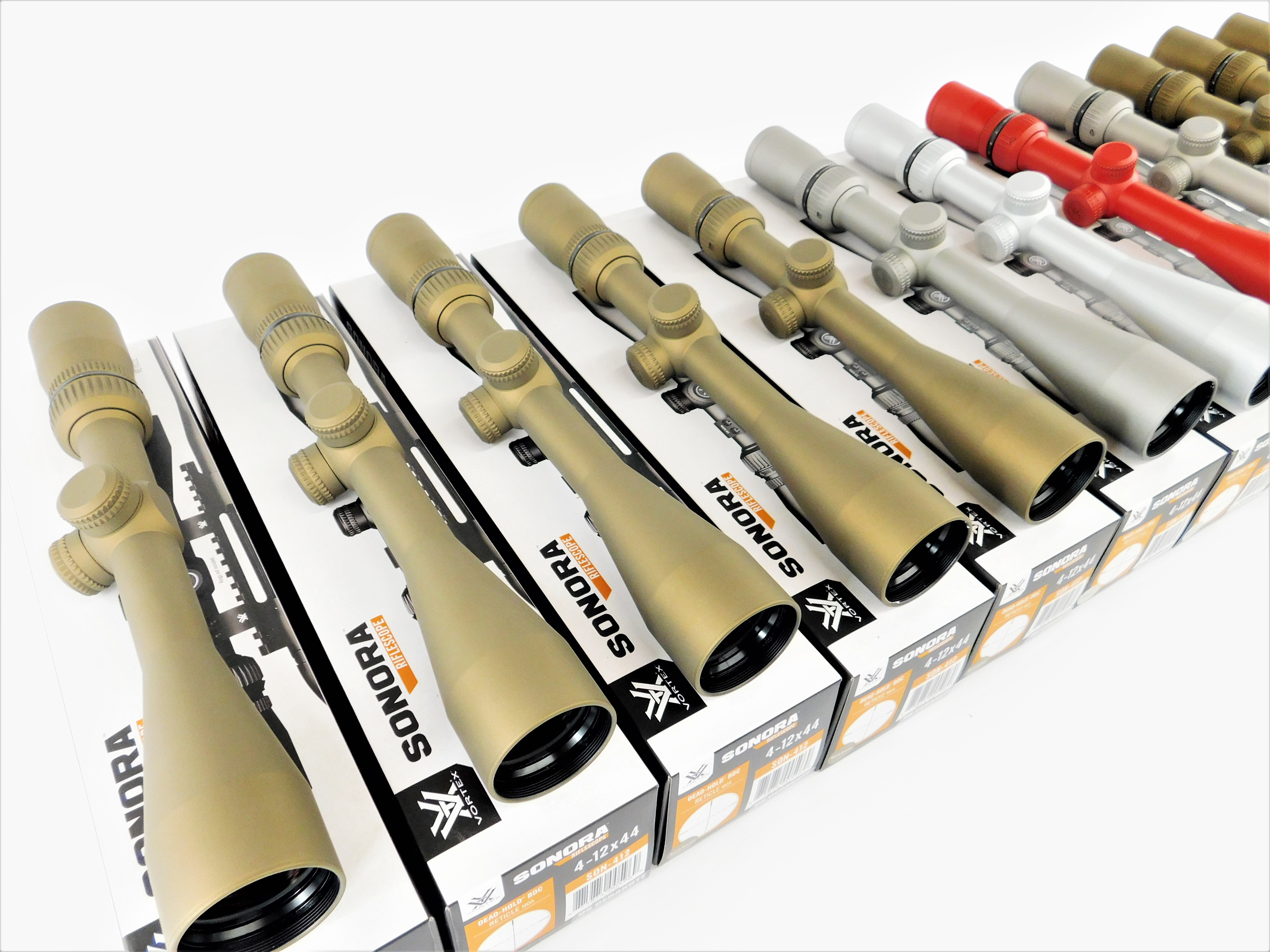 Vortex Scopes Cerakoted using Satin Aluminum, Titanium and Ruby Red ...