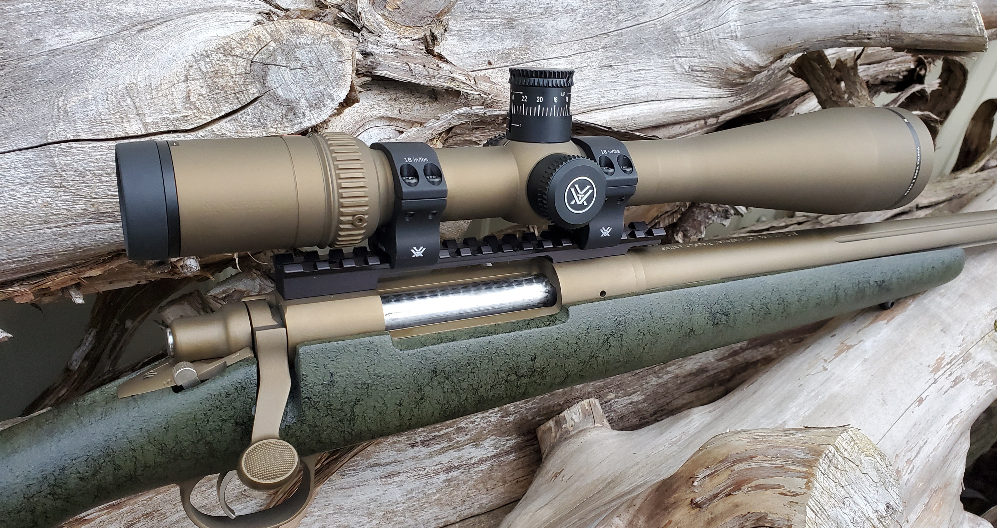 Remington 700 and Vortex Scope Cerakoted using O.D. Green and Burnt ...