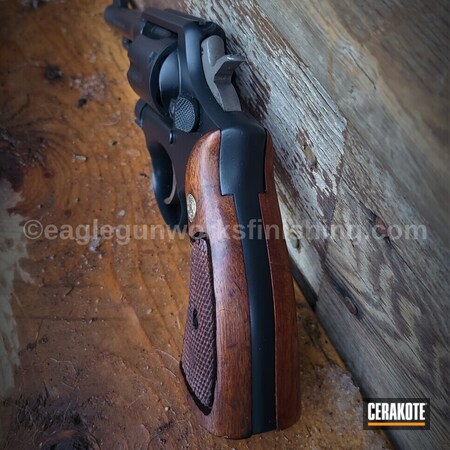 Powder Coating: M&P Revolver,Smith & Wesson,S.H.O.T,Midnight E-110,Revolver,M&P,38 Special,.38,Restoration