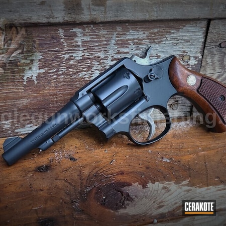 Powder Coating: M&P Revolver,Smith & Wesson,S.H.O.T,Midnight E-110,Revolver,M&P,38 Special,.38,Restoration