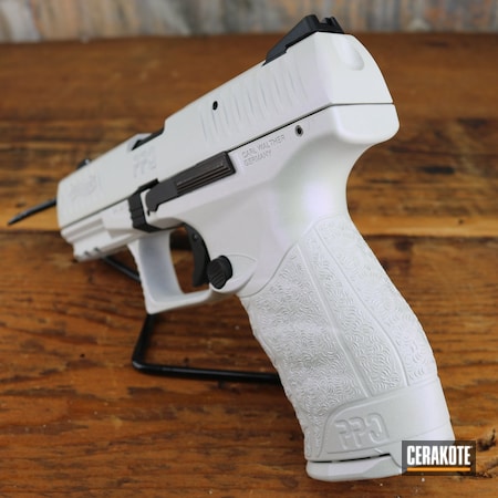 Powder Coating: Firearm,S.H.O.T,Pistol,Walther,Stormtrooper White H-297,ppq