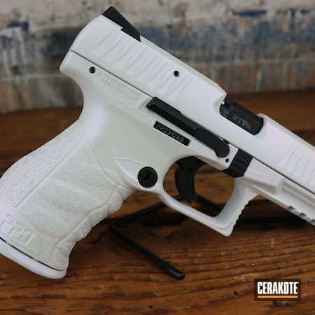 Powder Coating: Firearm,S.H.O.T,Pistol,Walther,Stormtrooper White H-297,ppq