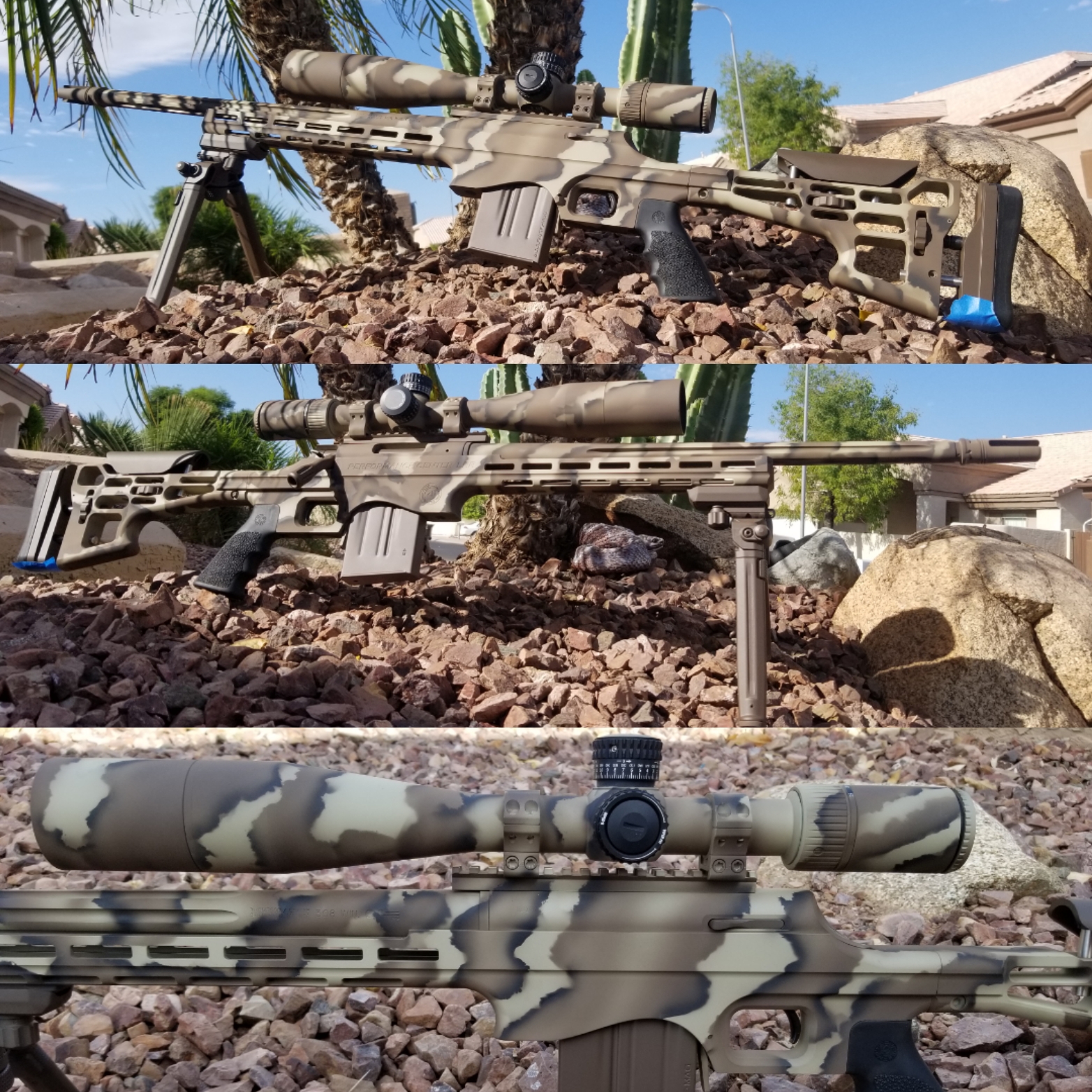 Springfield Armory Rifle Cerakoted using Desert Sage and Patriot Brown ...