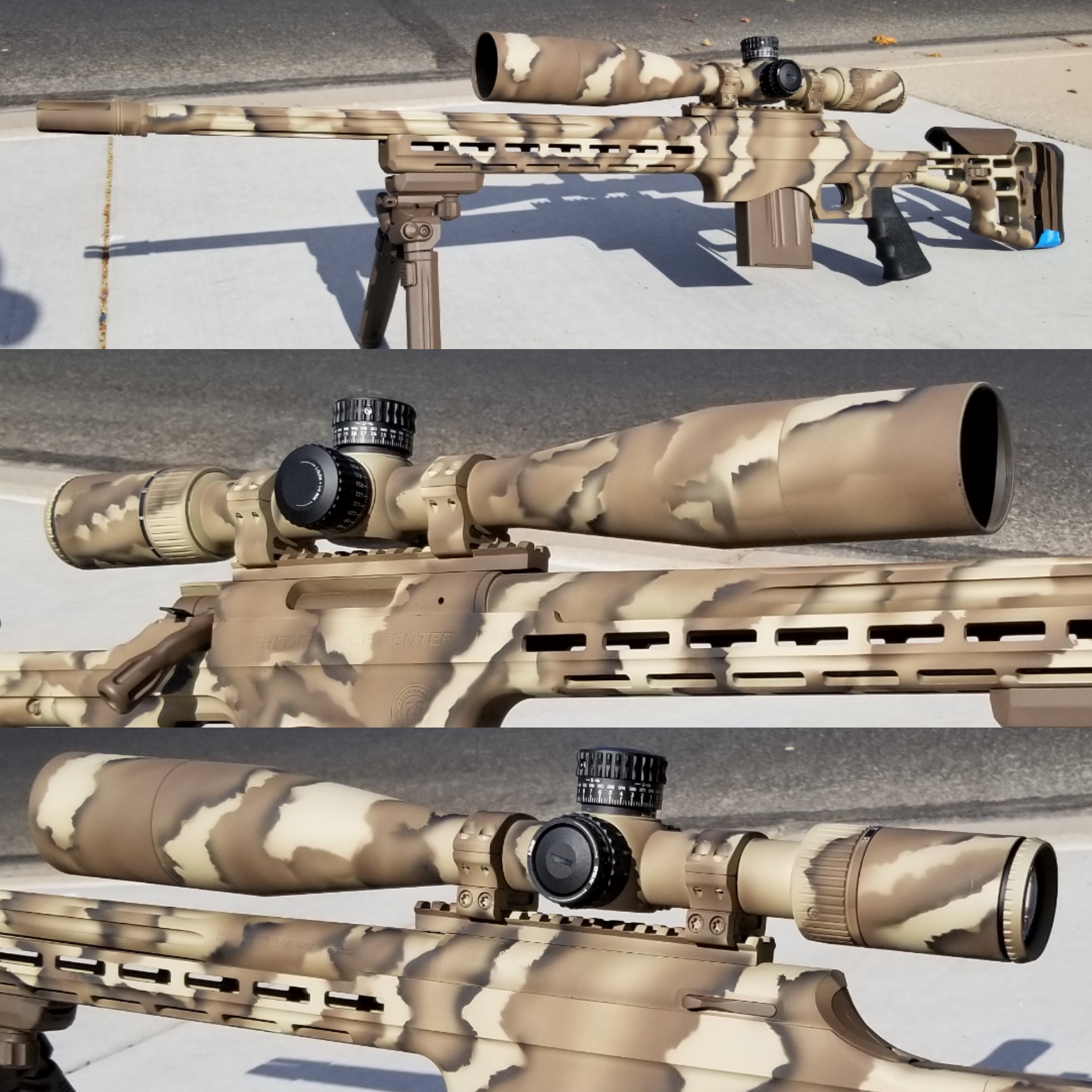 Springfield Armory Rifle Cerakoted using Desert Sage and Patriot Brown ...