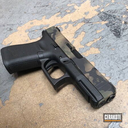 Powder Coating: Graphite Black H-146,Glock,M81 MultiCam,S.H.O.T,Handguns,Pistol,Armor Black H-190,MultiCam,Camo,JESSE JAMES EASTERN FRONT GREEN  H-400,Custom Camo,Coyote Tan H-235