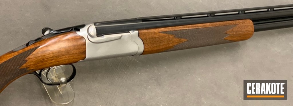 Ruger Red Label Shotgun Cerakoted using Blackout | Cerakote