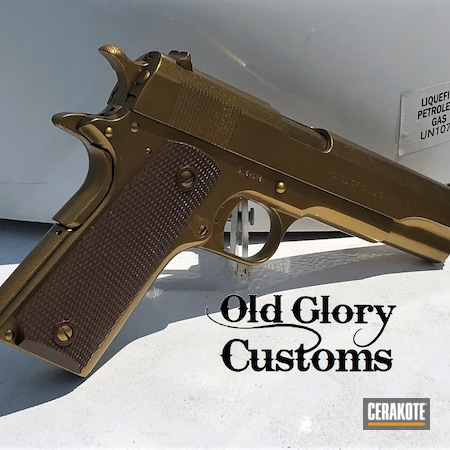 Powder Coating: Gun Candy Ingot,1911,Gloss Black H-109,S.H.O.T,Colt 1911,.45,HIGH GLOSS CERAMIC CLEAR MC-160,Colt