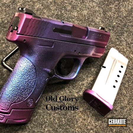 Powder Coating: Smith & Wesson,GunCandy,M&P Shield,Gloss Black H-109,S.H.O.T,Custom Blend,HIGH GLOSS CERAMIC CLEAR MC-160,Color Shift