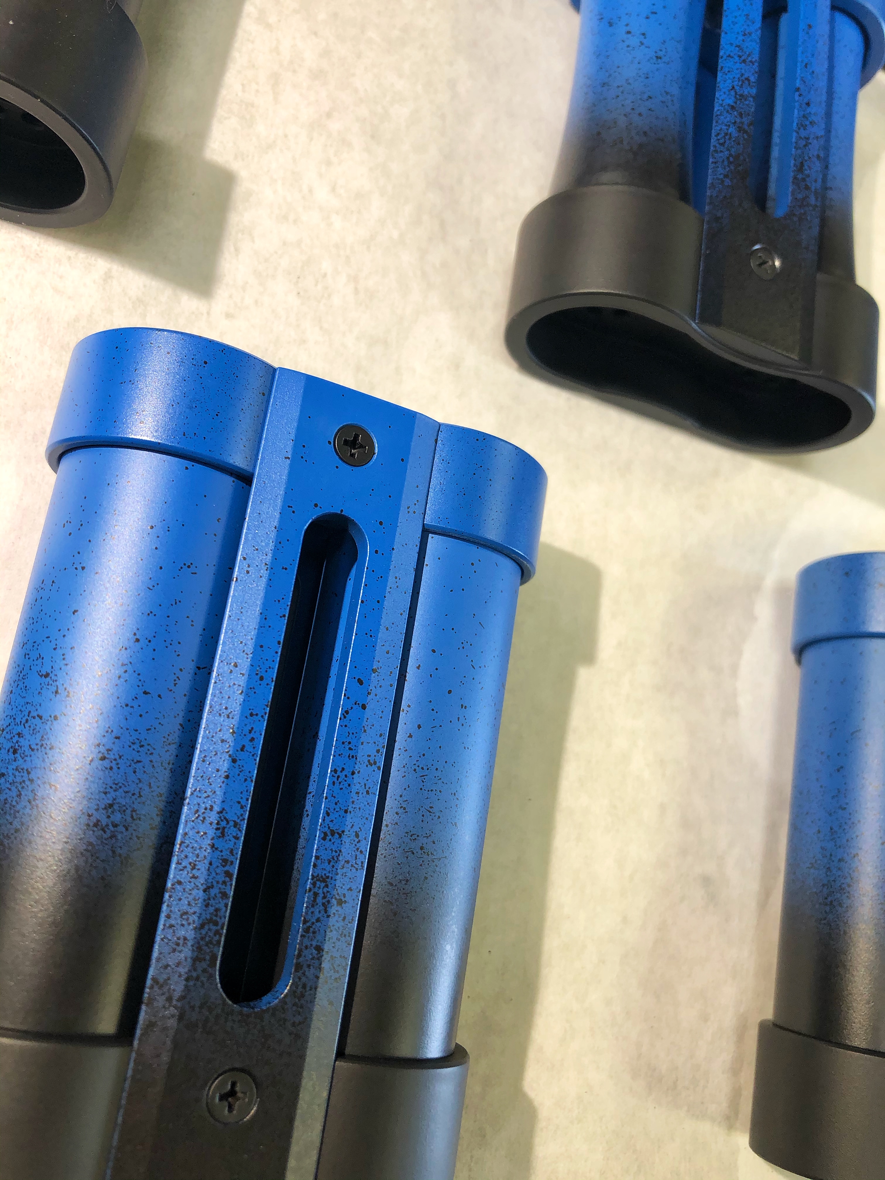 Mods Cerakoted using NRA Blue and Graphite Black| Cerakote