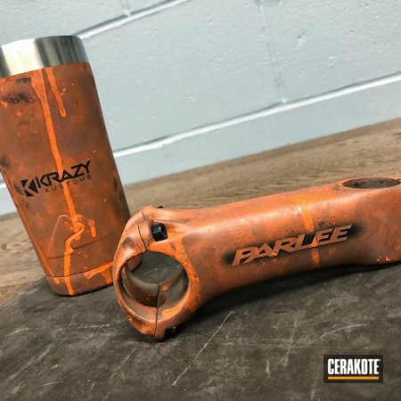 Powder Coating: Hunter Orange H-128,Graphite Black H-146,Bike,Rust,Bikes