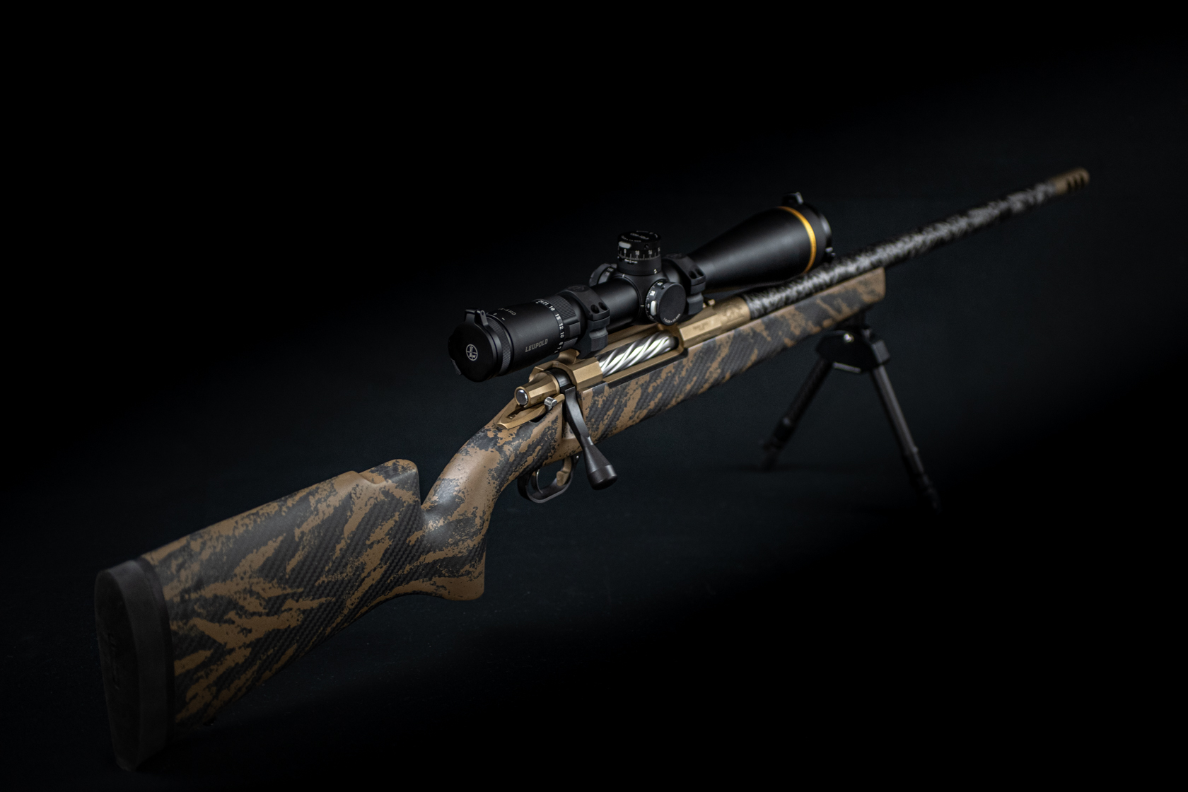 Nosler Bolt Action Rifle Cerakoted using Graphite Black and Burnt ...