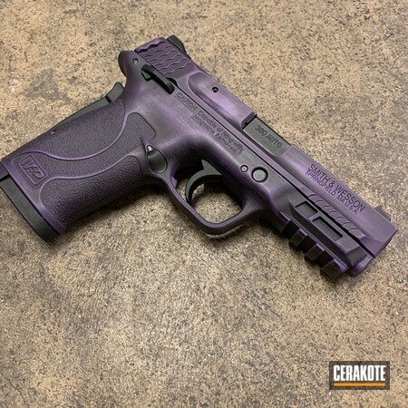 Powder Coating: Smith & Wesson,S.H.O.T,Armor Black H-190,Bright Purple H-217