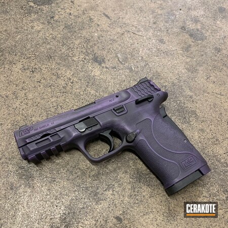 Powder Coating: Smith & Wesson,S.H.O.T,Armor Black H-190,Bright Purple H-217