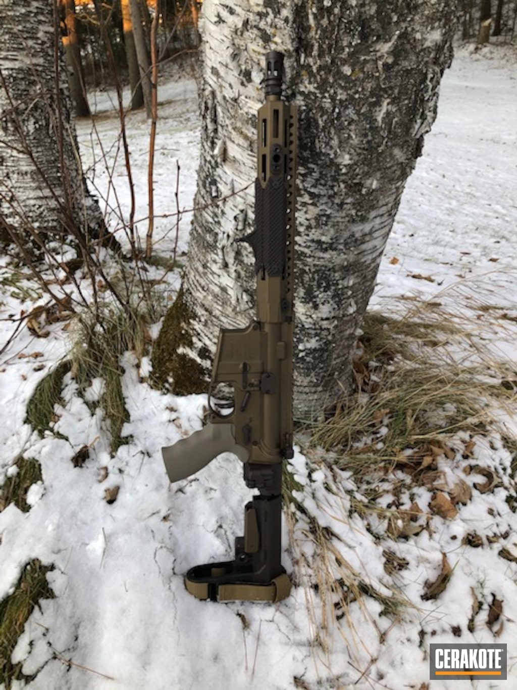 Bravo Company Ar Build Cerakoted Using Vortex Bronze And Burnt Bronze Cerakote Bravo Company Ar Build Cerakoted Using Vortex Bronze And Burnt Bronze Cerakote