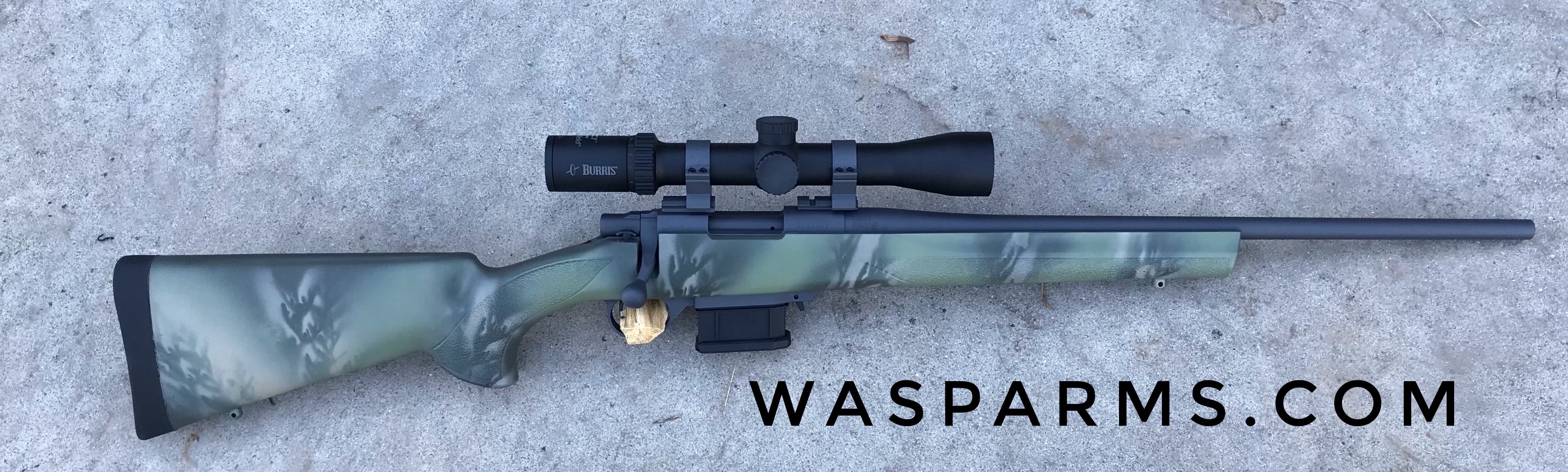 Howa M1500 Rifle Cerakoted Using Sniper Grey Cerakote Howa M1500 Rifle Cerakoted Using Sniper Grey Cerakote