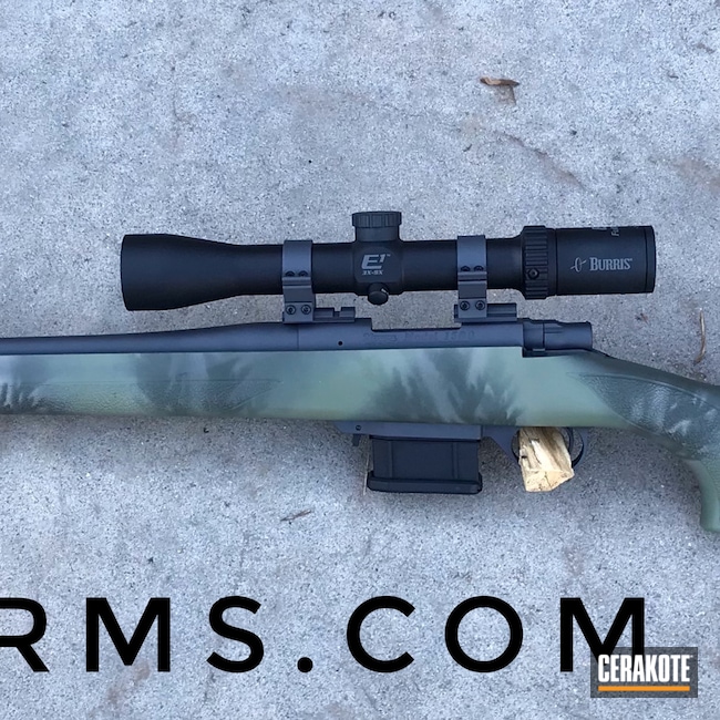 Howa M1500 Rifle Cerakoted Using Sniper Grey Cerakote Howa M1500 Rifle Cerakoted Using Sniper Grey Cerakote