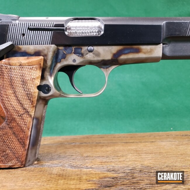Browning 1911 Cerakoted Using High Gloss Armor Clear