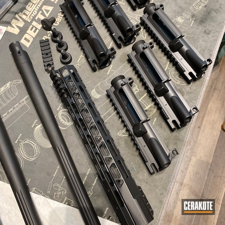 Powder Coating: Shotgun Barrel,Graphite Black H-146,S.H.O.T,Remington,AR-15 Upper,12g