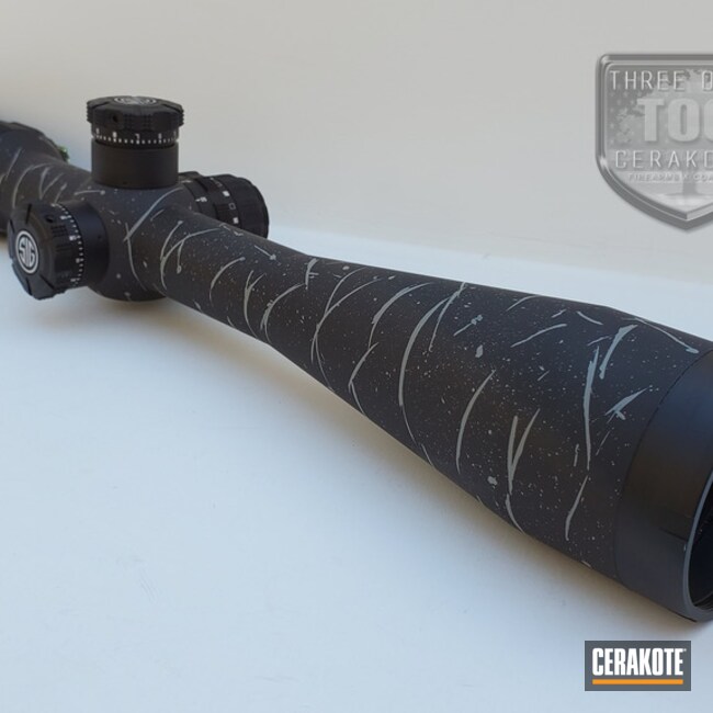 Sig Sauer Scope Cerakoted Using Armor Black And Smith & Wesson® Grey