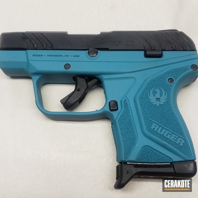 Ruger Lcp Ii Cerakoted Using Aztec Teal