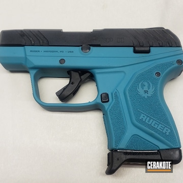 Ruger Lcp Ii Cerakoted Using Aztec Teal