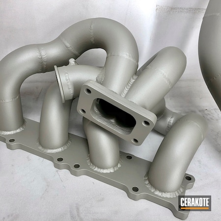 Powder Coating: CERAKOTE GLACIER TITANIUM C-7900,Intake Manifold,Automotive,Exhaust
