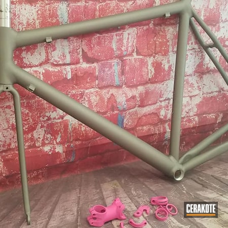 Powder Coating: Bicycle,Bicycle Frame,Titanium H-170,Outdoors