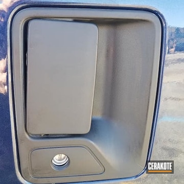 Car Door Handle Restored Using Cerakote Trim Coat Kit