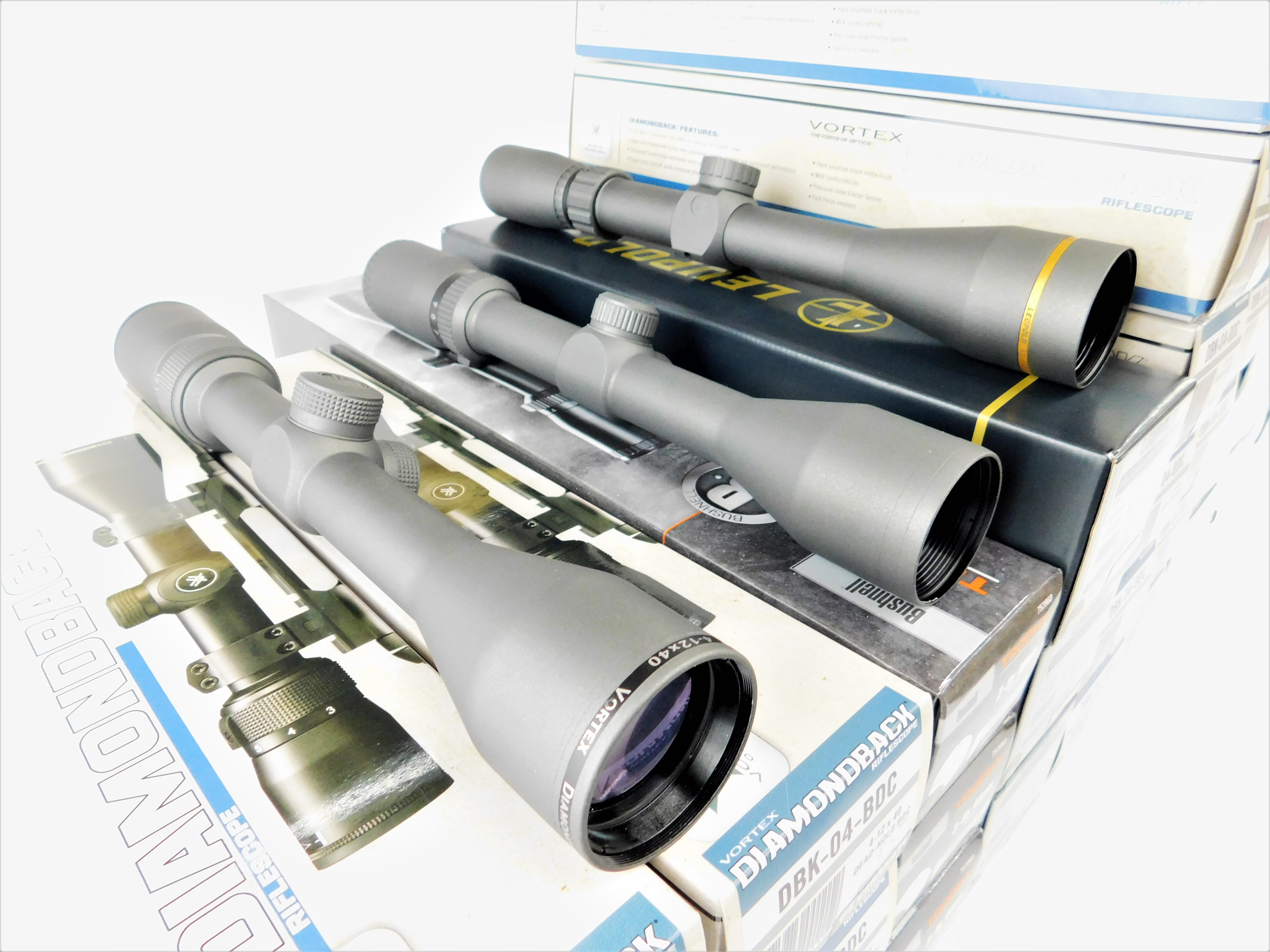 Vortex and Leupold Scopes Cerakoted using Satin Aluminum, Gloss Black ...