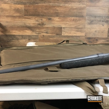 Remington 700 Cerakoted Using Sniper Grey And Graphite Black