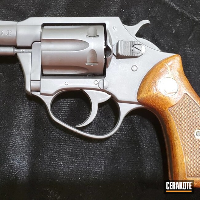 Charter Arms Revolver Restored Using Graphite Black