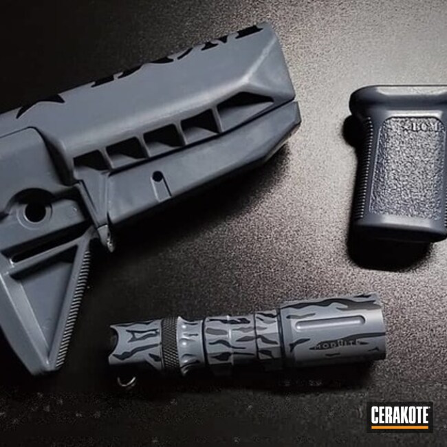 Modlite Weapon Light Cerakoted Using Multicam® Dark Grey