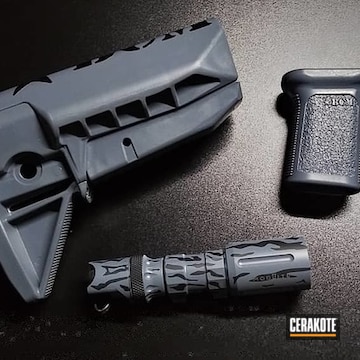 Modlite Weapon Light Cerakoted Using Multicam® Dark Grey