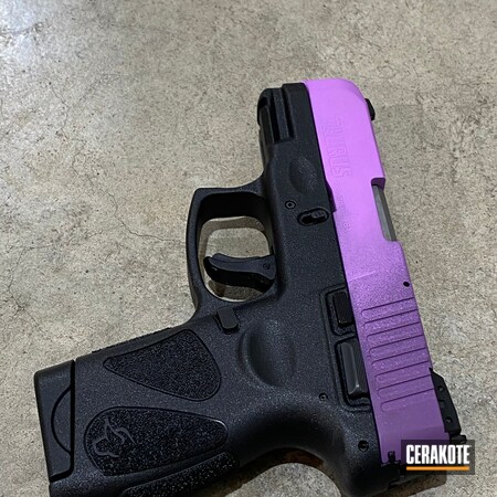 Powder Coating: G2s,Purple,PURPLEXED H-332,Wild Purple H-197,S.H.O.T,Pistol,Two-Color Fade,Firearms,Taurus,Handgun