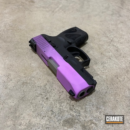 Powder Coating: G2s,Purple,PURPLEXED H-332,Wild Purple H-197,S.H.O.T,Pistol,Two-Color Fade,Firearms,Taurus,Handgun