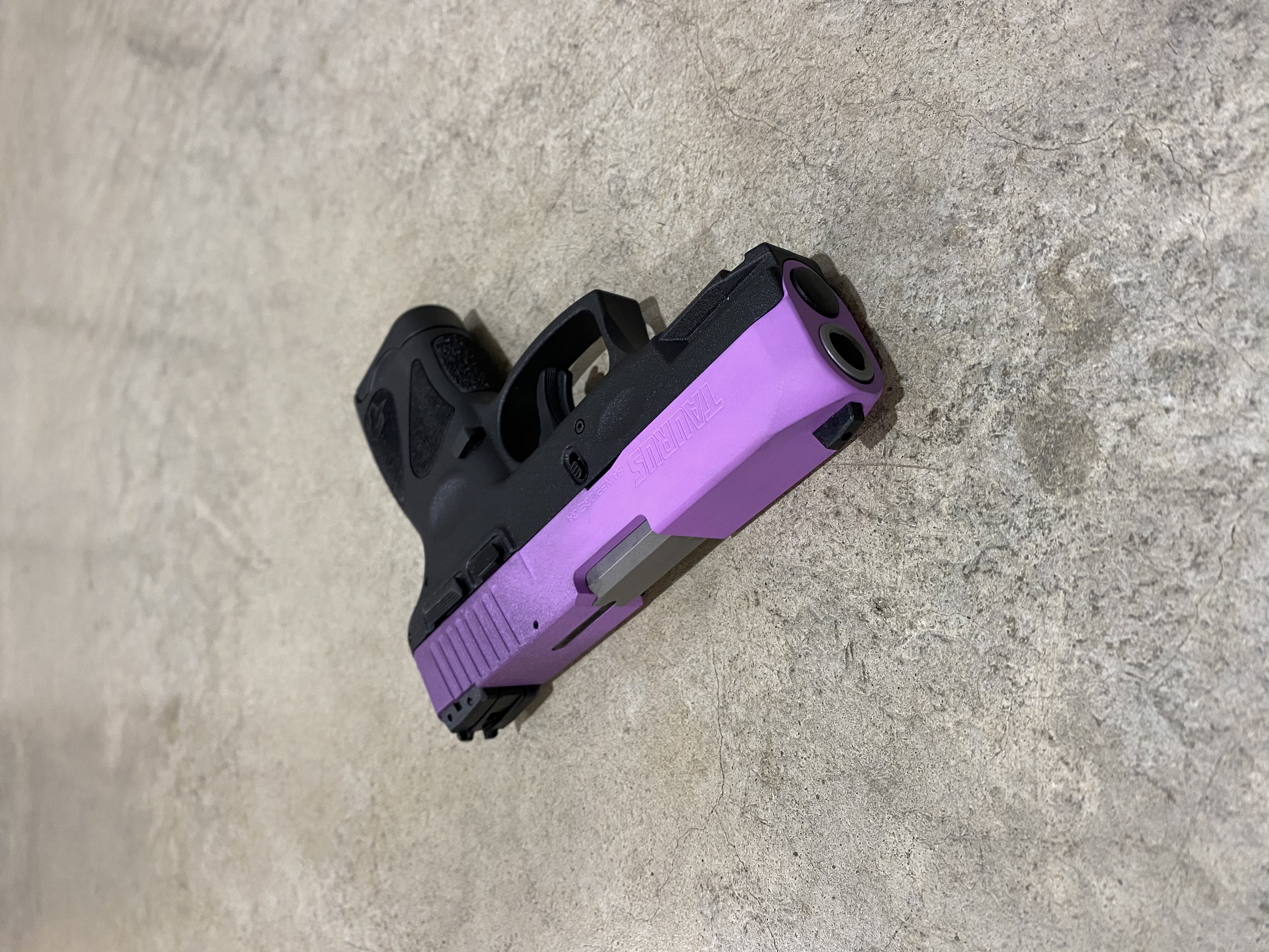 Taurus Millenium G2 Cerakoted using Wild Purple and PURPLEXED | Cerakote