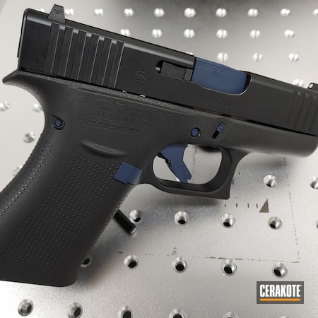 Powder Coating: 9mm,KEL-TEC® NAVY BLUE H-127,Glock,S.H.O.T,Pistol,Glock 43X,Handgun,43x,g43x