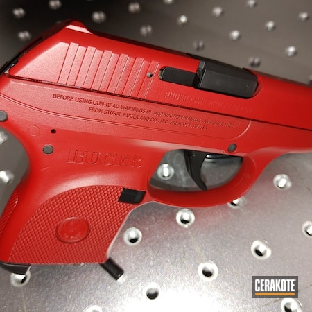 Powder Coating: LCP,Pocket Pistol,Graphite Black H-146,S.H.O.T,Pistol,.380,Ruger LCP,RUBY RED H-306,Ruger,Handgun
