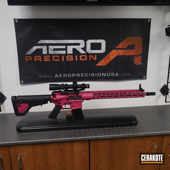 Aero Precision Ar Build Cerakoted Using Sig™ Pink