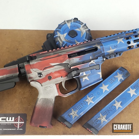 Powder Coating: 9mm,S.H.O.T,PSA,Graphite Black H-146,Battleworn Flag,PX9,NRA Blue H-171,AR9,FROST H-312,Palmetto State Armory,USMC Red H-167,American Flag,Battleworn,Distressed American Flag