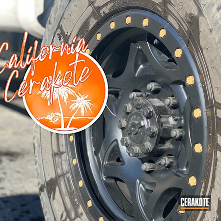 Powder Coating: Wheels,Gold H-122,Automotive,california cerakote,CHRISTOHER MILLER