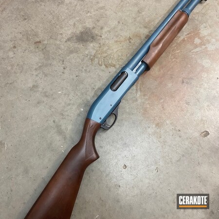 Powder Coating: 12 Gauge,Shotgun,S.H.O.T,Pump-action Shotgun,Blue Titanium H-185,Remington,870