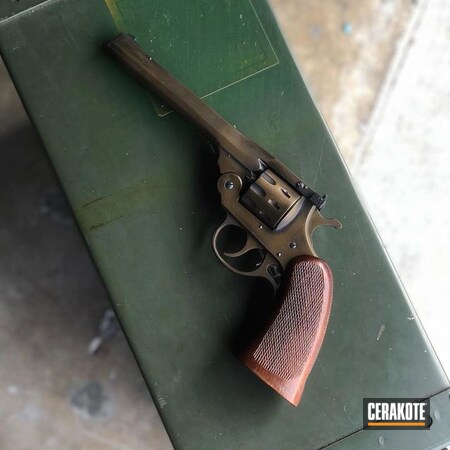 Powder Coating: S.H.O.T,Revolver,.22LR,Battleworn,Burnt Bronze H-148